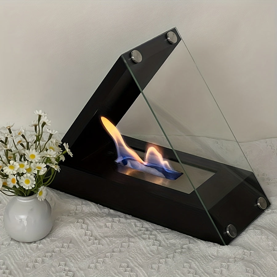Cheminée de table triangle