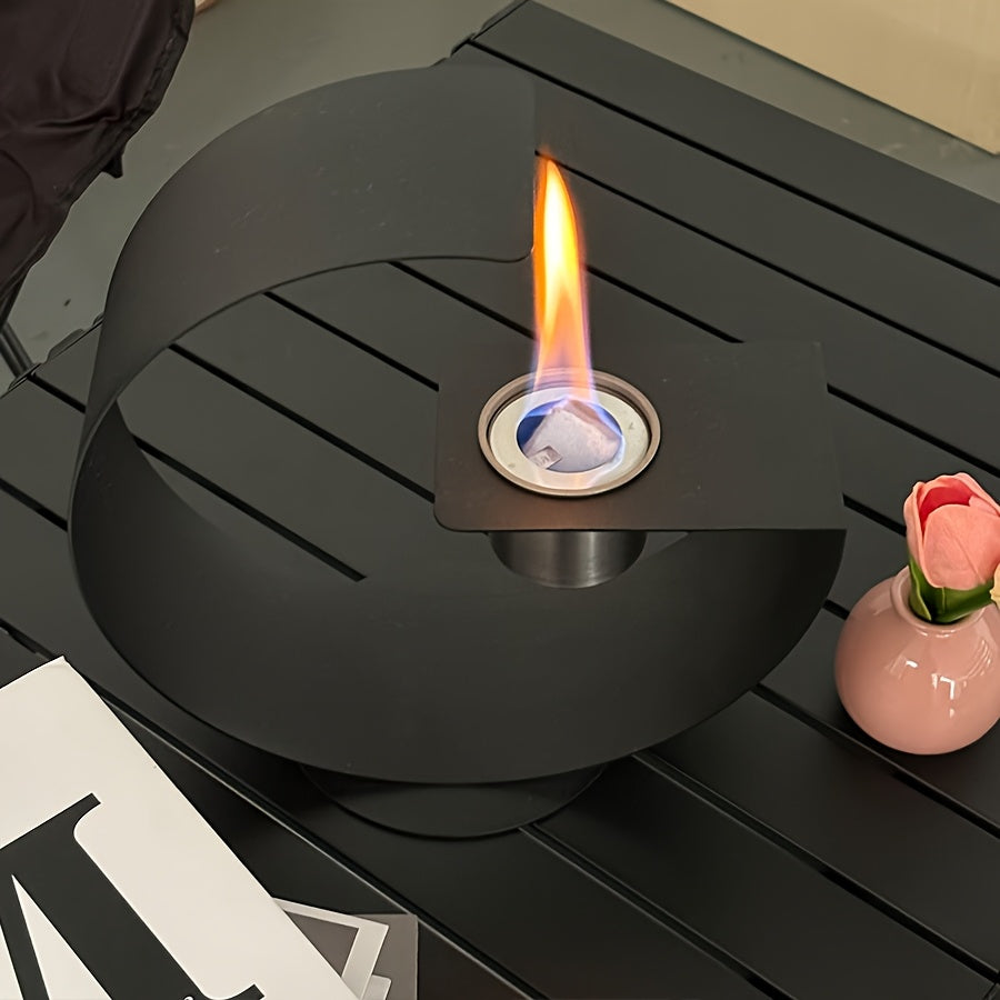Cheminée de table acier