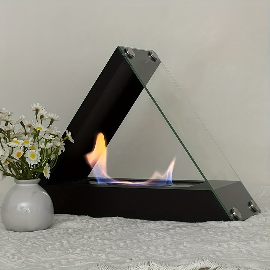 Cheminée de table triangle