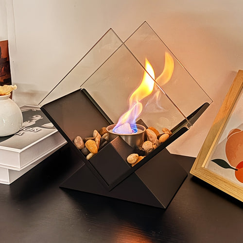 Cheminée de table losange