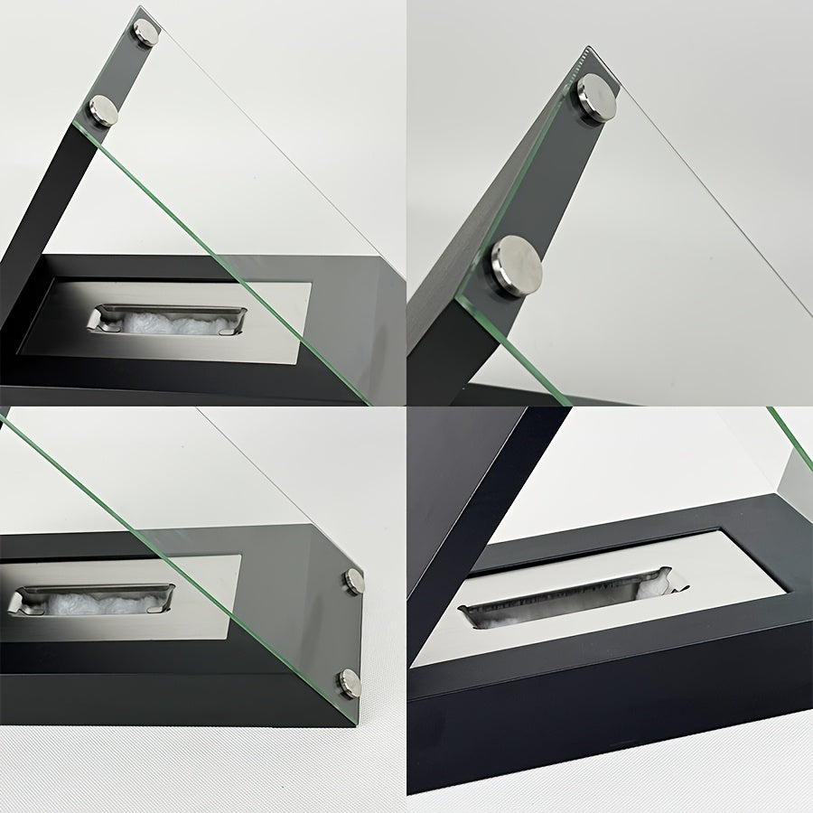 Cheminée de table triangle