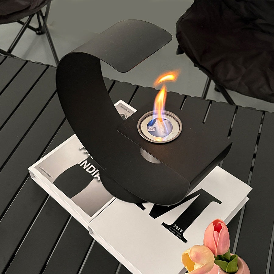 Cheminée de table acier