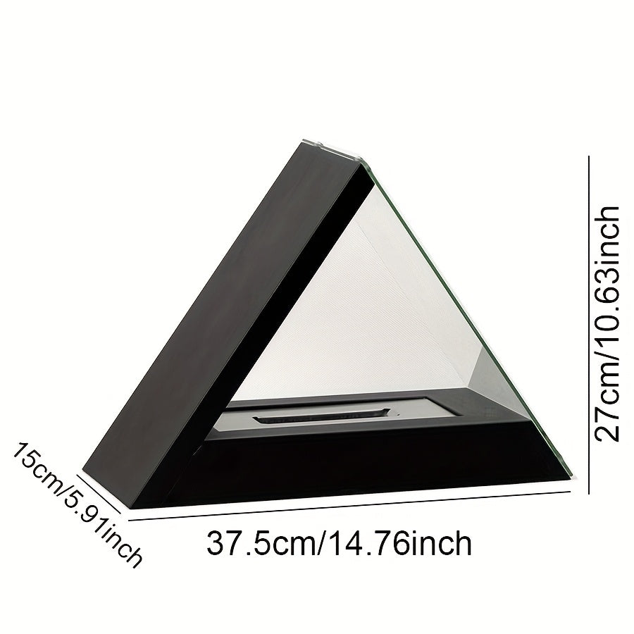 Cheminée de table triangle