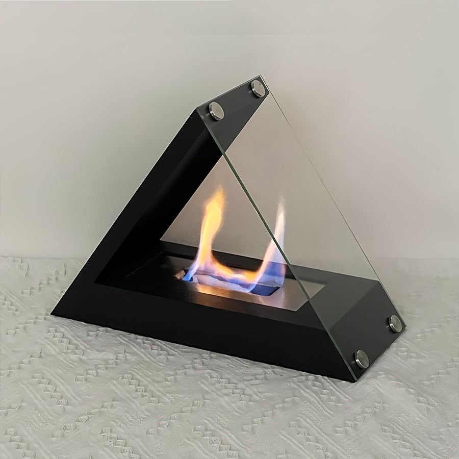Cheminée de table triangle