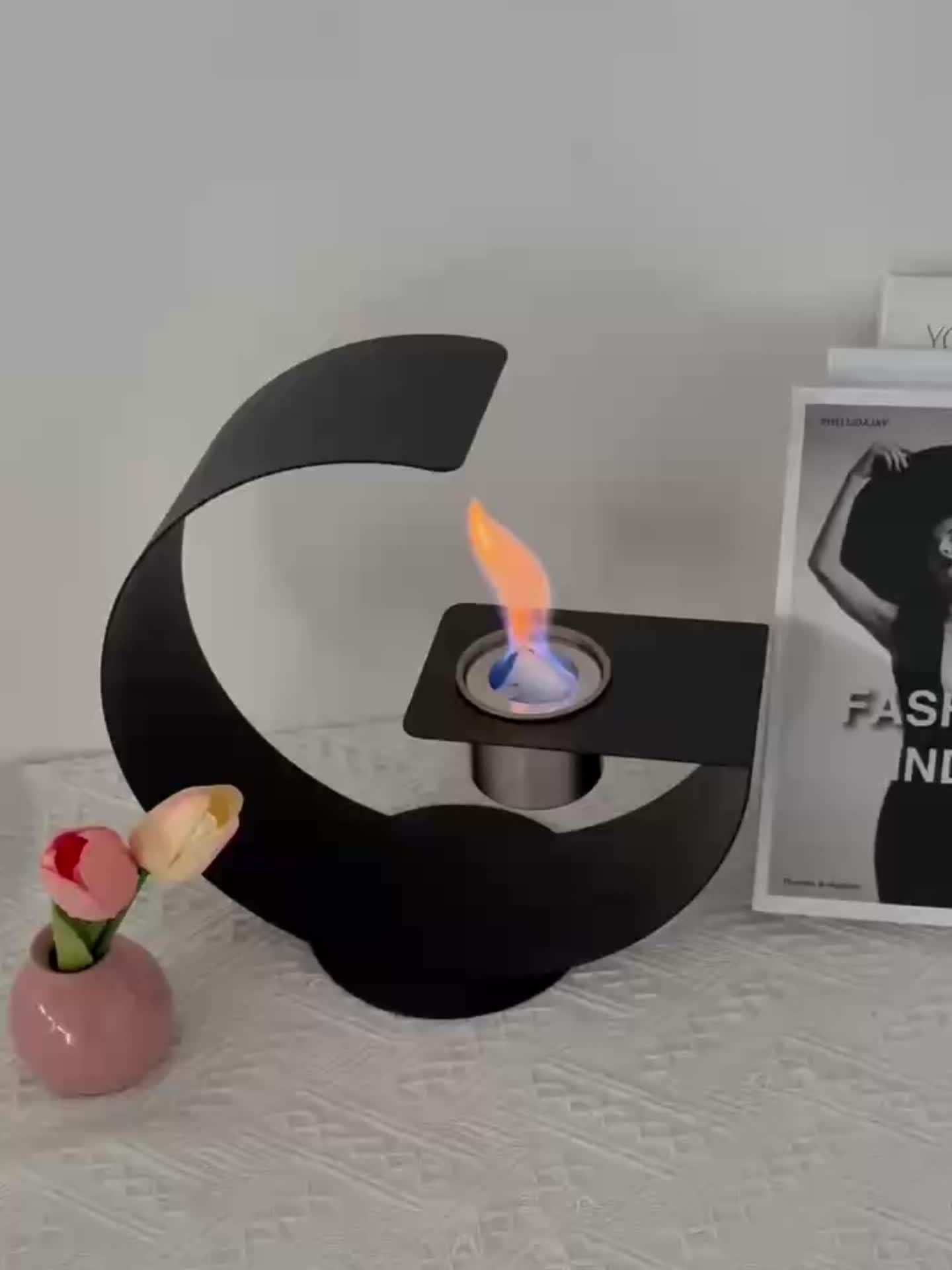 Cheminée de table acier