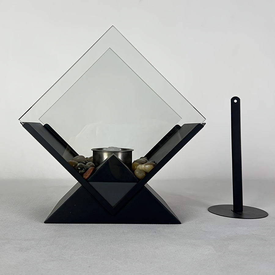 Cheminée de table losange